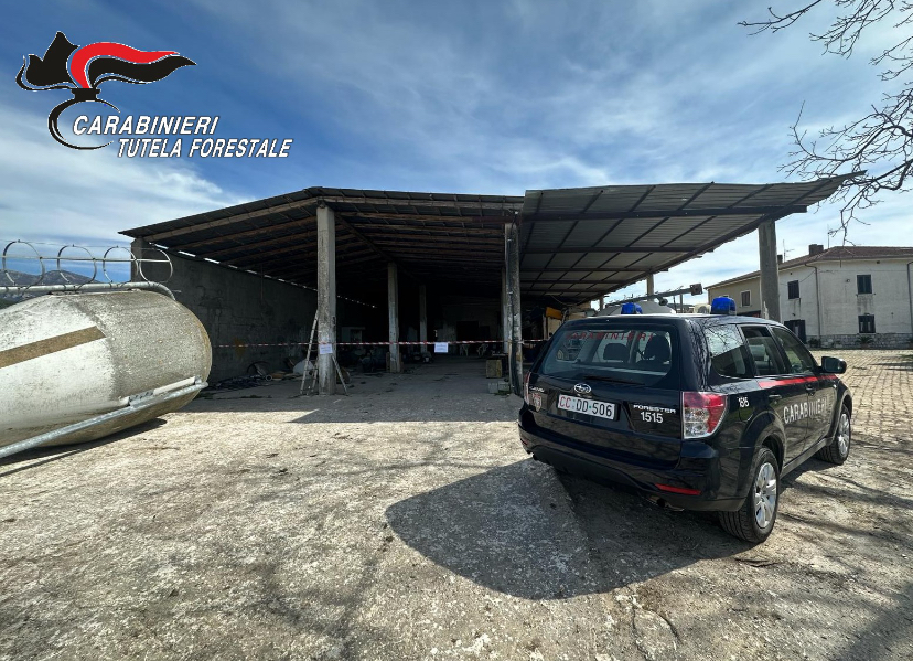 San Salvatore: reati ambientali, sequestro di opificio