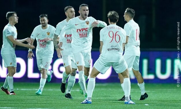 Il Benevento passa a Giugliano, Lanini e Ciciretti firmano la rimonta