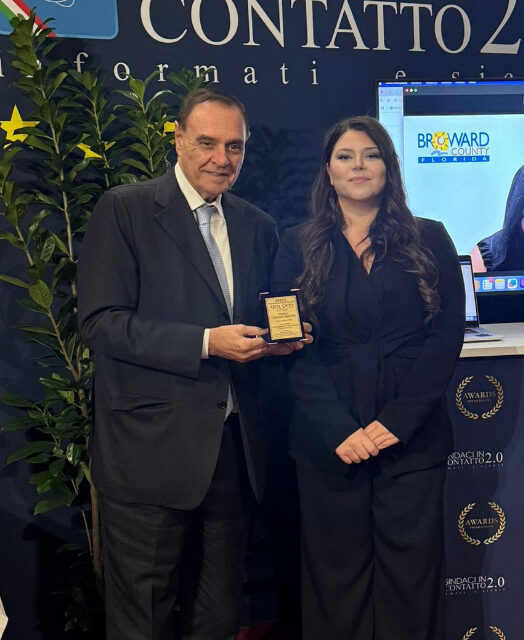 Il sindaco Mastella premiato a Torino con il Golden Ticket di miglior comunicatore pubblico