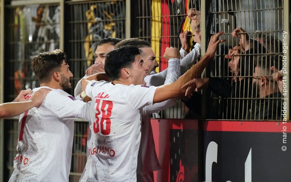 Lanini trascinatore, il Benevento vince in rimonta a Trapani ed è campione d’inverno