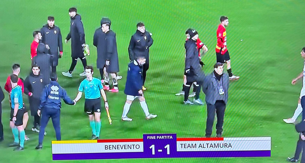 Un Benevento sciupone pareggia con l’Altamura: 1-1 al Vigorito