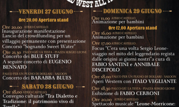 ‘Sapori Antichi’, Torella dei Lombardi si trasforma in un villaggio western