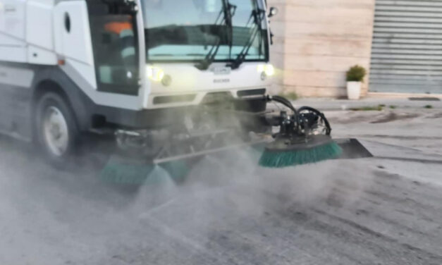 Benevento, COMUNE ED ASIA AVVIANO LAVAGGIO STRAORDINARIO DELLE STRADE