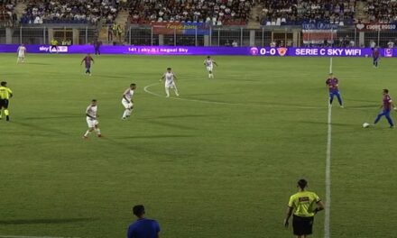 Benevento beffato a Casarano: decide un’autorete di Pierozzi