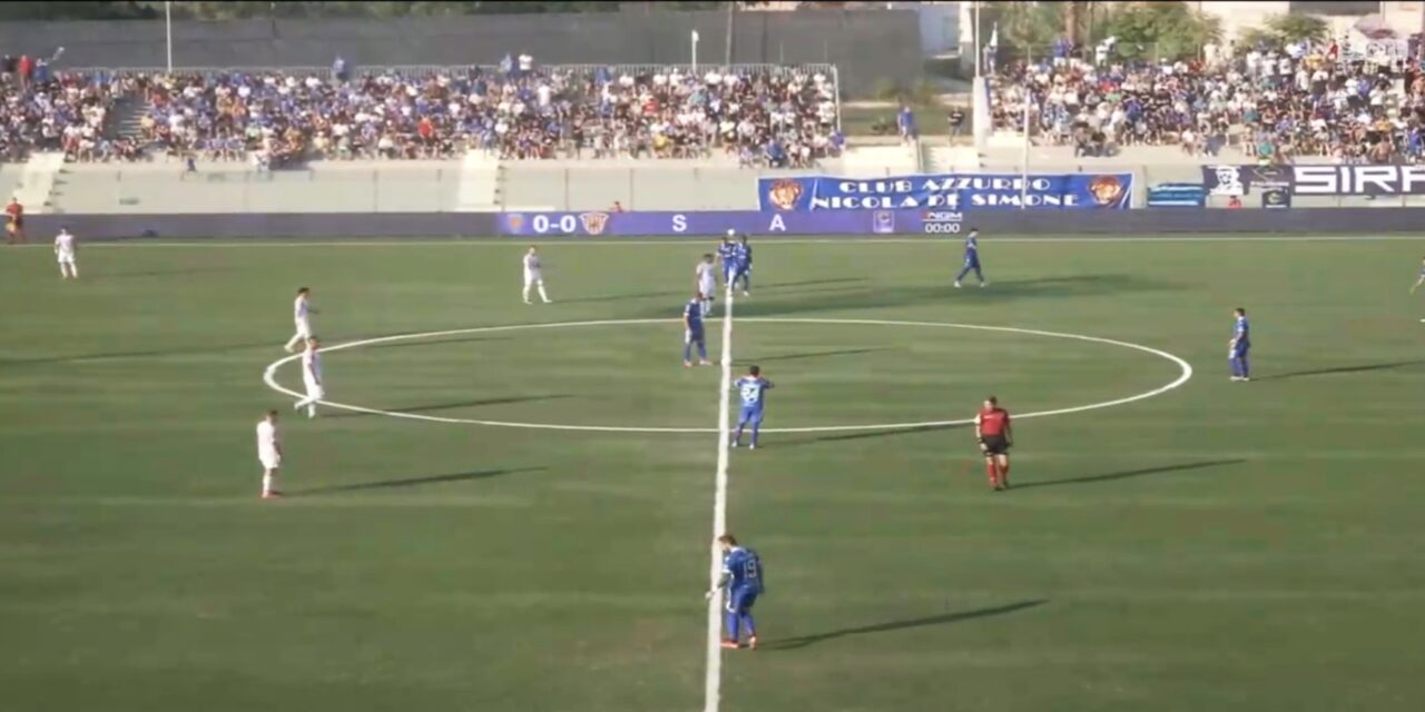 Manconi show, il Benevento dilaga a Siracusa: 0-3