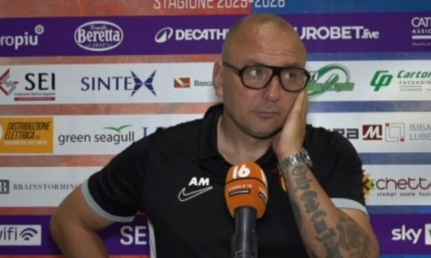 Benevento, Monticciolo: “Sconfitta amara ma immeritata, ci farà crescere”