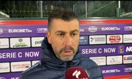 Picerno, De Luca esalta la reazione: “Grande secondo tempo, questa è la strada giusta”