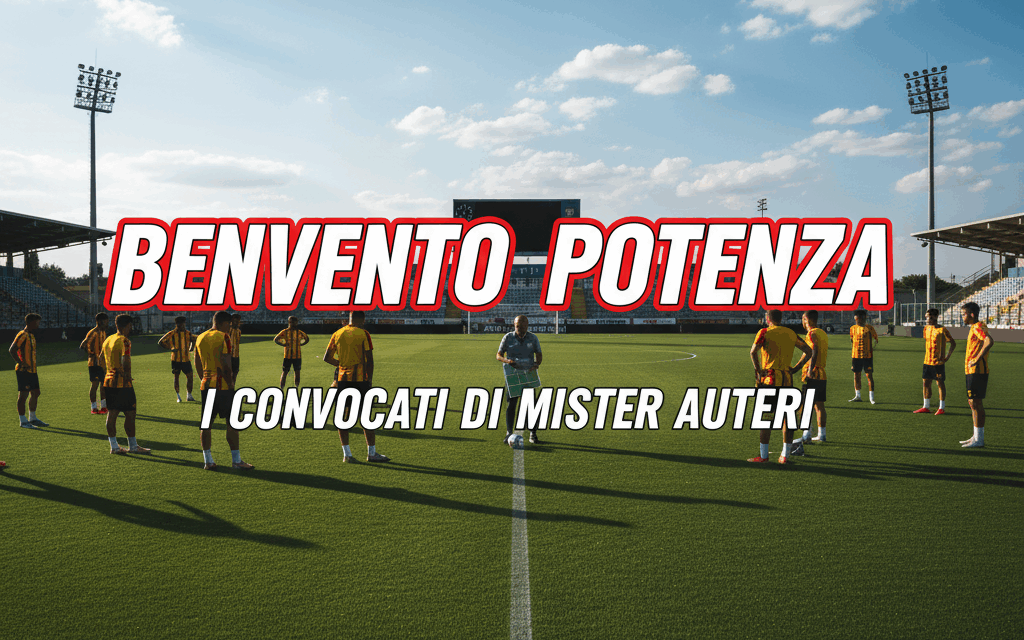Benevento, Auteri fa le sue scelte: 26 convocati per il Potenza, out Nardi e Simonetti