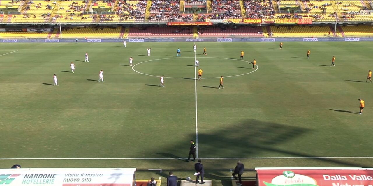 Il Benevento domina al Vigorito: Salvemini-Pierozzi e vittoria sicura sul Potenza