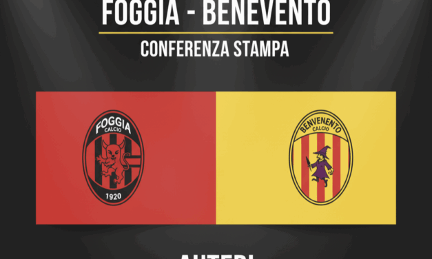 Foggia-Benevento, Auteri carica i suoi: “Testa alta e ambizione, vogliamo il vertice”