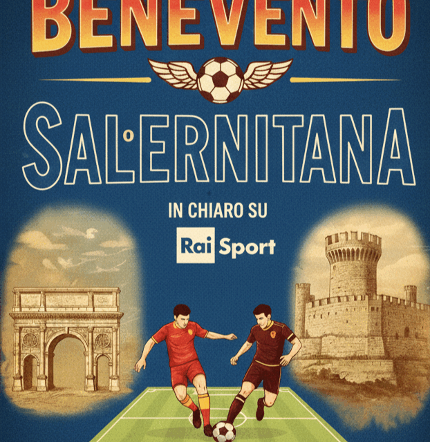 Il derby campano in chiaro: Benevento-Salernitana su Rai Sport e Rai Play