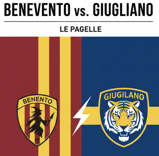 Benevento-Giugliano, le pagelle: Simonetti trascina, giallorossi da applausi