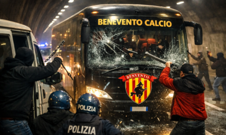 Attacco al bus del Benevento dopo la trasferta di Cittadella: verdetto del Tribunale, un colpevole e quattro prosciolti