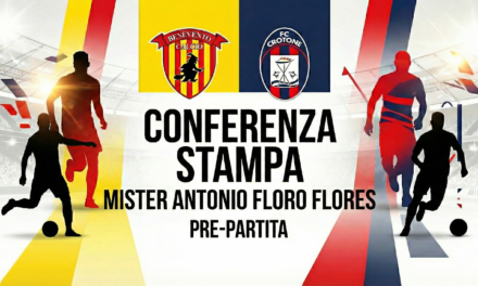 Benevento-Crotone, Floro Flores avverte: “Ogni partita è decisiva”