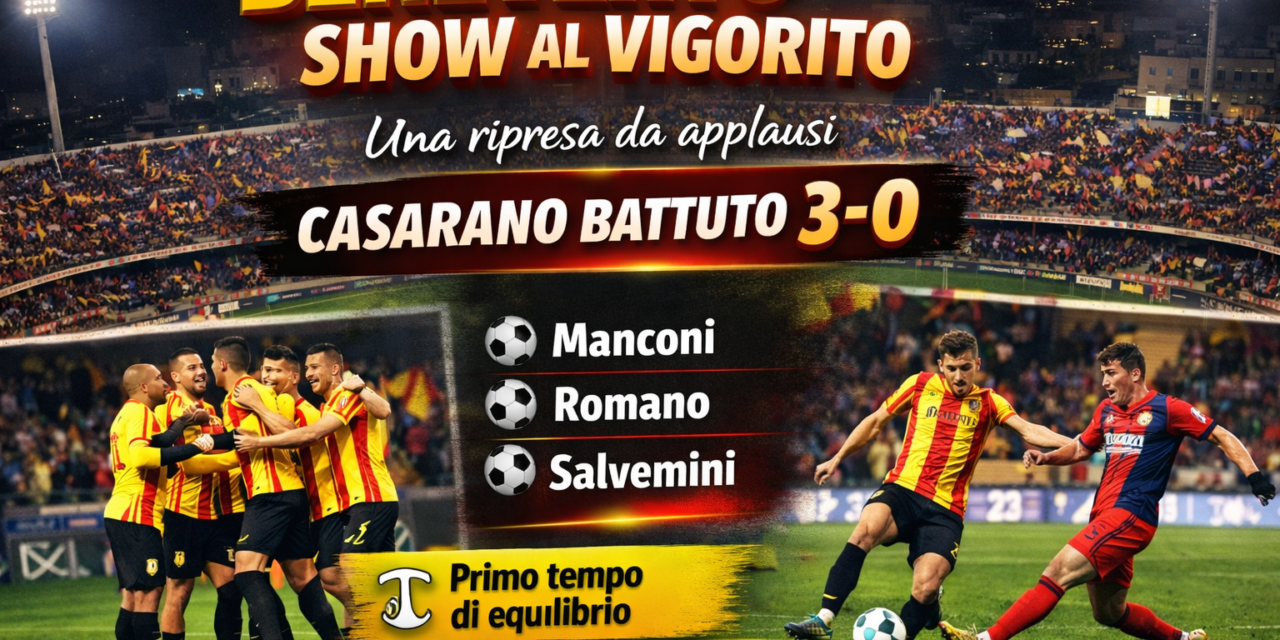 Benevento-Casarano, le pagelle
