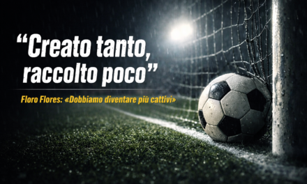 Floro Flores: “Creato tanto, raccolto poco. Dobbiamo diventare più cattivi”