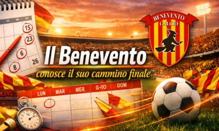 Il Benevento conosce il suo cammino finale: calendario e orari fino alla chiusura del campionato