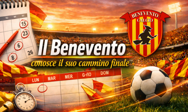Il Benevento conosce il suo cammino finale: calendario e orari fino alla chiusura del campionato