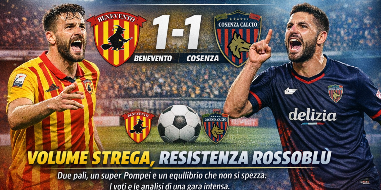  PAGELLE — Benevento–Cosenza 1-1