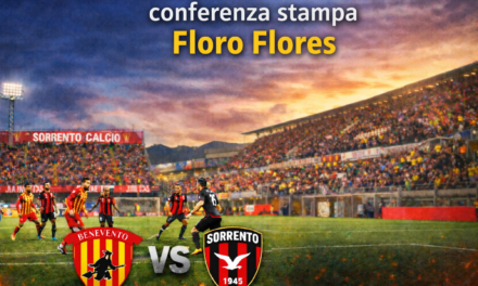 Floro Flores carica il Benevento: “Con il Sorrento serve continuità, è la gara chiave della stagione”