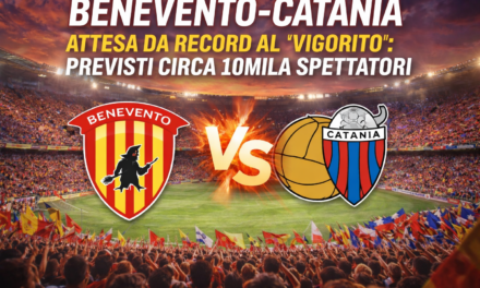 Benevento-Catania, attesa da record al “Vigorito”: previsti circa 10mila spettatori