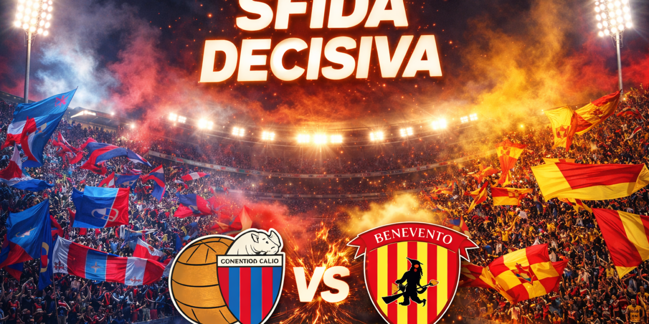 Benevento-Catania: stadio verso il pienone, Pieraccini accende la sfida