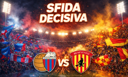 Benevento-Catania: stadio verso il pienone, Pieraccini accende la sfida