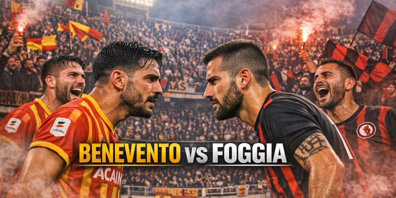 Benevento di forza: Tumminello decide, il Foggia si arrende