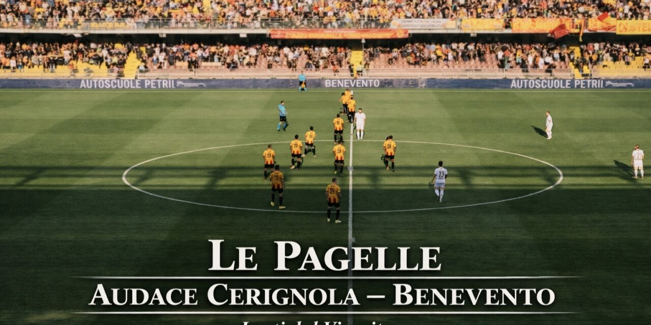Benevento-Cerignola 2-2, le pagelle: Lamesta incanta, Gambale è una sentenza