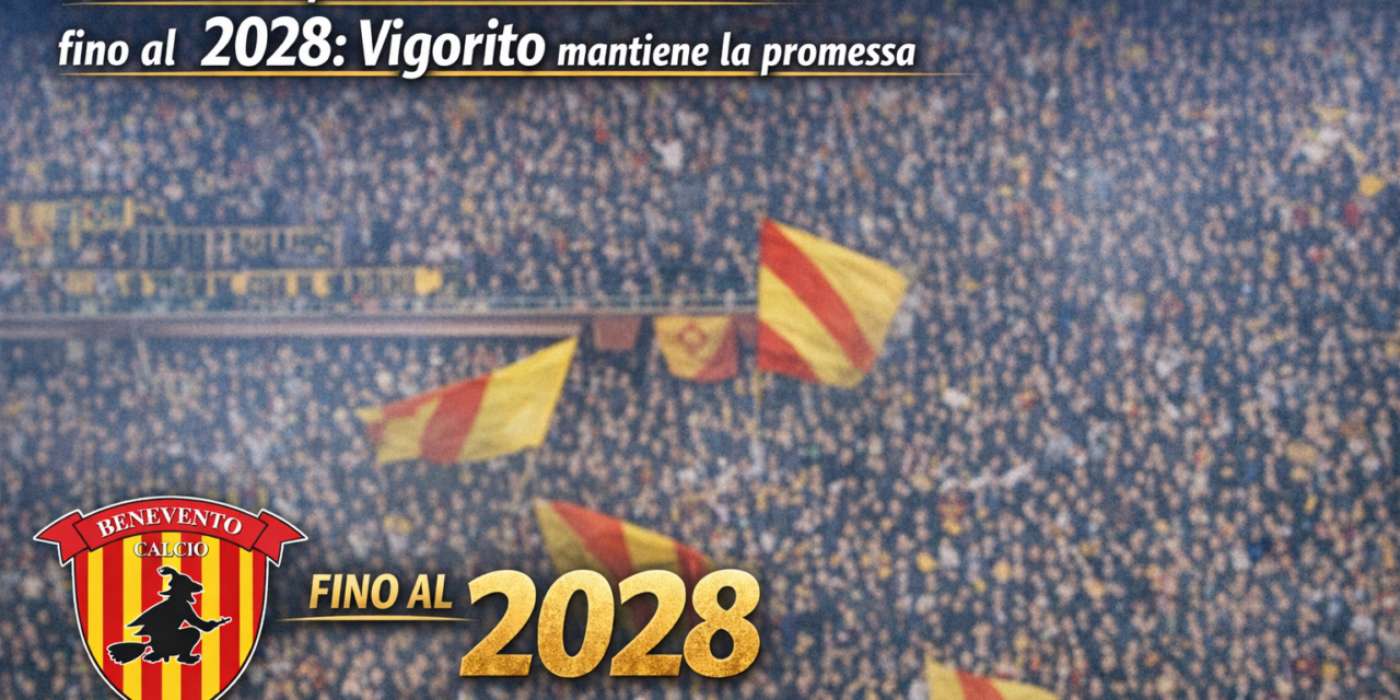 Benevento, Floro Flores rinnova fino al 2028: Vigorito mantiene la promessa