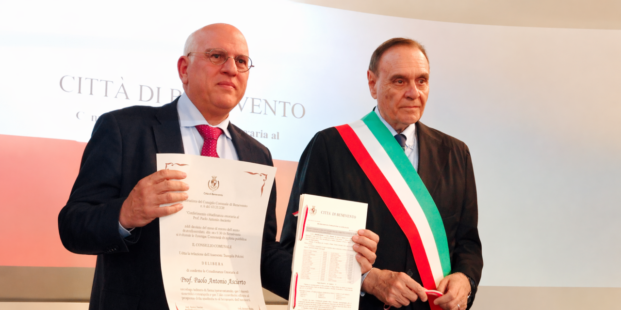 Benevento incorona il Prof. Ascierto: cittadinanza onoraria al pioniere che ha cambiato il destino del melanoma