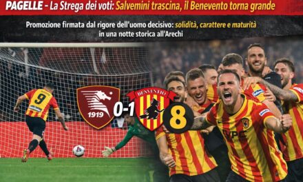 La Strega dei voti: Salvemini trascina, il Benevento torna grande