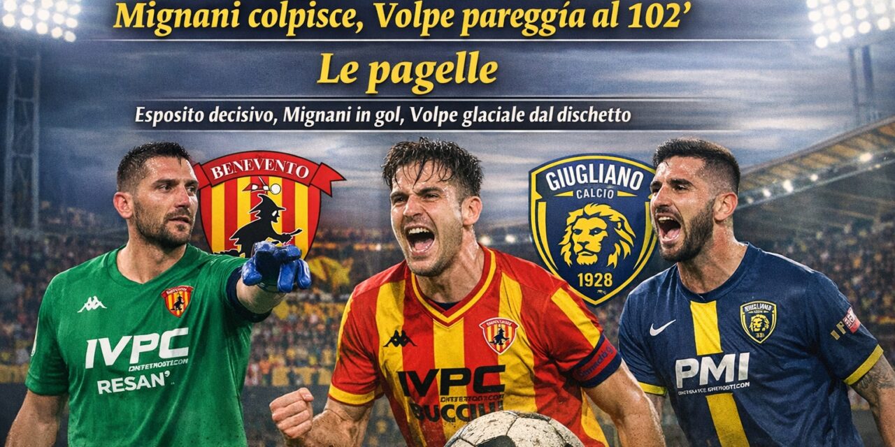 Pagelle Giugliano – Benevento