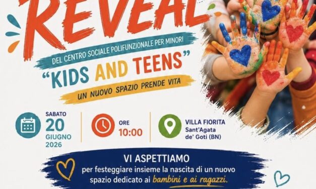 “Kids and Teens” , sabato 20 giugno l’inaugurazione degli spazi rigenerati del Centro Sociale Polifunzionale per Minori