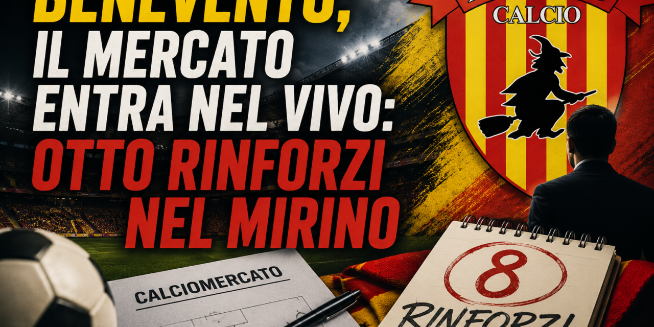 Benevento, il mercato entra nel vivo: otto rinforzi nel mirino