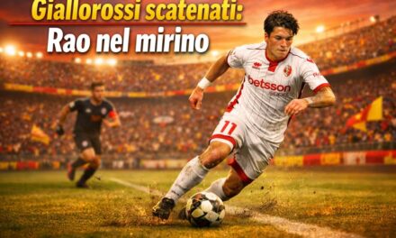 Colpo in vista per i giallorossi: Rao indicato da Floro Flores, trattativa vicina alla svolta