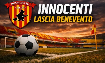 Innocenti chiude il suo ciclo a Benevento: tre anni di lavoro silenzioso e identità professionale