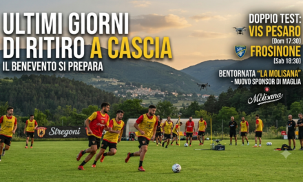 Cascia, ultimi giorni di ritiro per il Benevento: doppio test prima del rientro