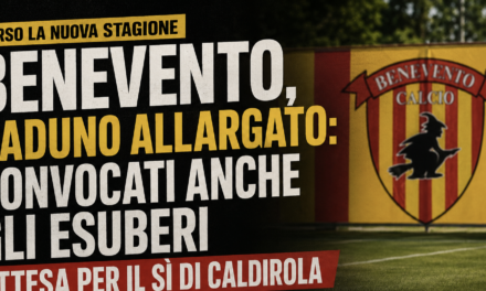 Benevento, raduno allargato: convocati anche gli esuberi. Attesa per il sì di Caldirola