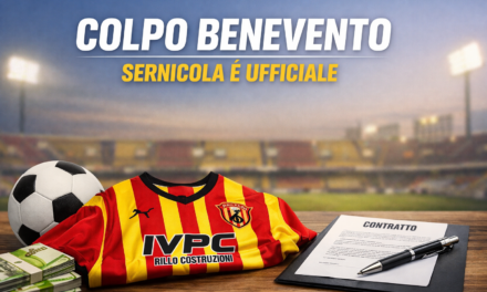 BENEVENTO, STRAPPO DECISIVO: SERNICOLA FIRMA, CERESOLI SALTA, DISTEFANO IN STAND BY