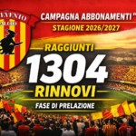 Abbonamenti Benevento, aggiornato il dato della prelazione