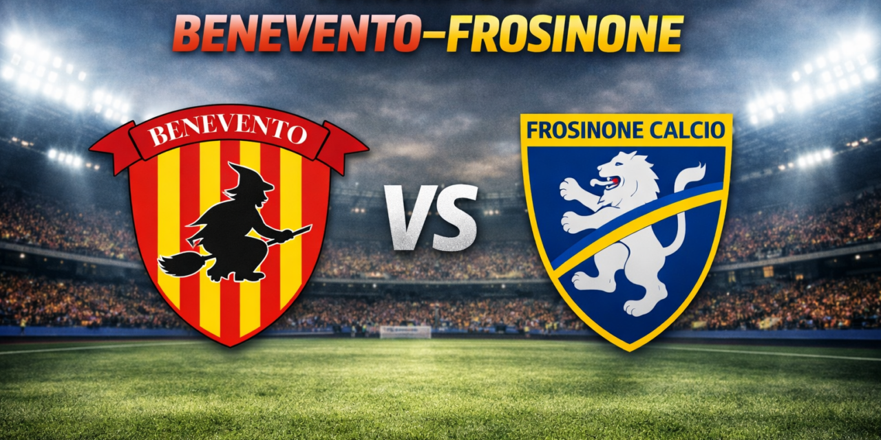 Benevento–Frosinone, test a Rieti con pubblico: biglietti a 11 euro per il settore giallorosso