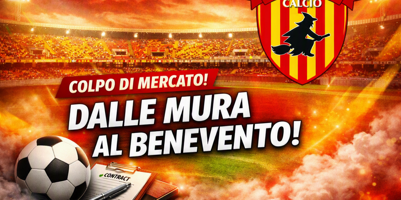 Benevento, difesa rinforzata: arriva Christian Dalle Mura