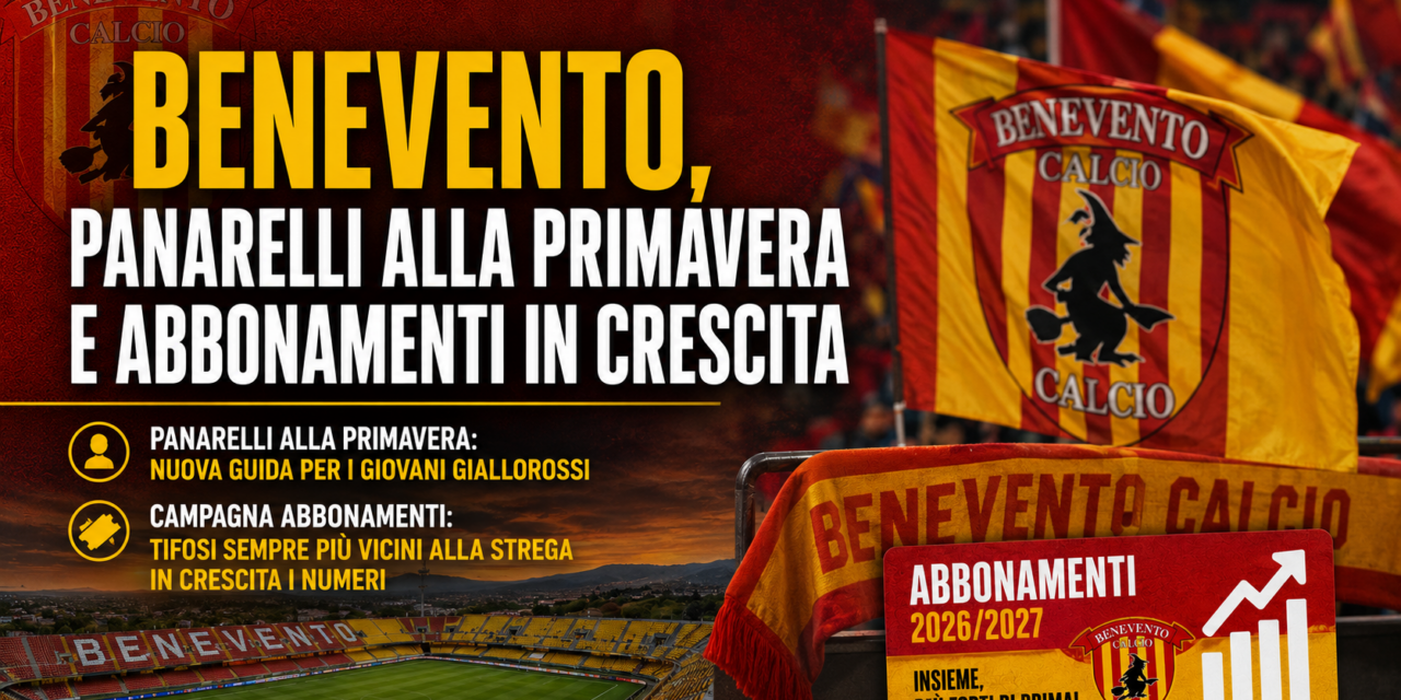 Benevento, Panarelli alla Primavera e abbonamenti in crescita