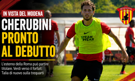 Cherubini può partire dall’inizio: il Benevento ridisegna l’attacco