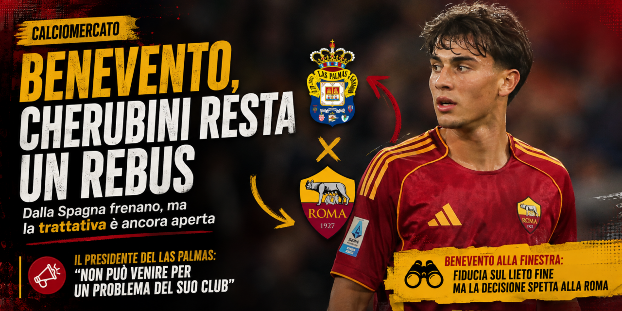 Benevento, Cherubini resta un rebus: dalla Spagna frenano, ma la trattativa è ancora aperta