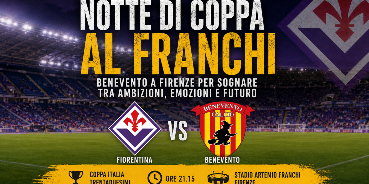 BENEVENTO, NOTTE DI COPPA AL FRANCHI: FLORO FLORES INSEGUE IL SOGNO MARADONA MENTRE CHERUBINI RESTA IN ATTESA