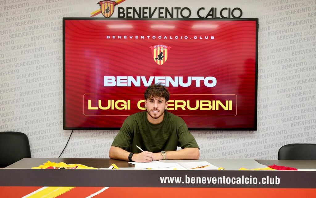 Benevento, Cherubini è ufficiale: prestito oneroso e diritto di riscatto. Il modello è Della Morte