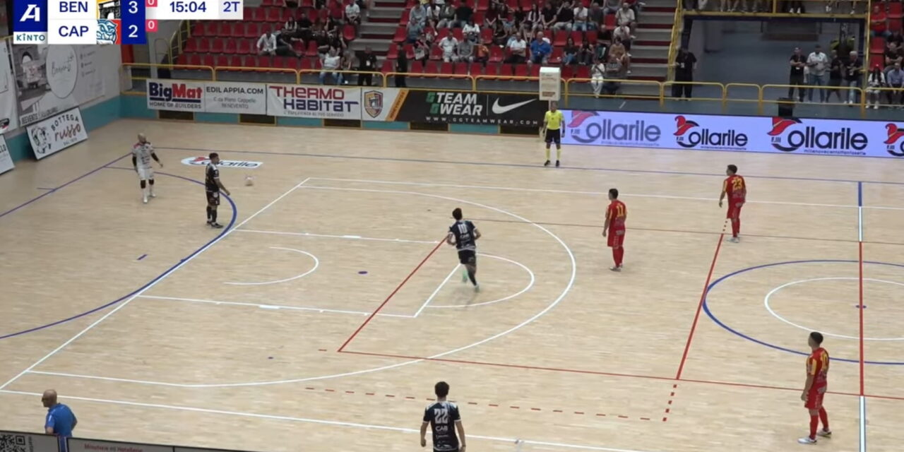 Futsal, Benevento 5 da applausi: Capurso travolto 5-2 al debutto in Serie A