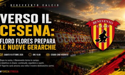 Benevento, verso il Cesena: Floro Flores studia le nuove soluzioni